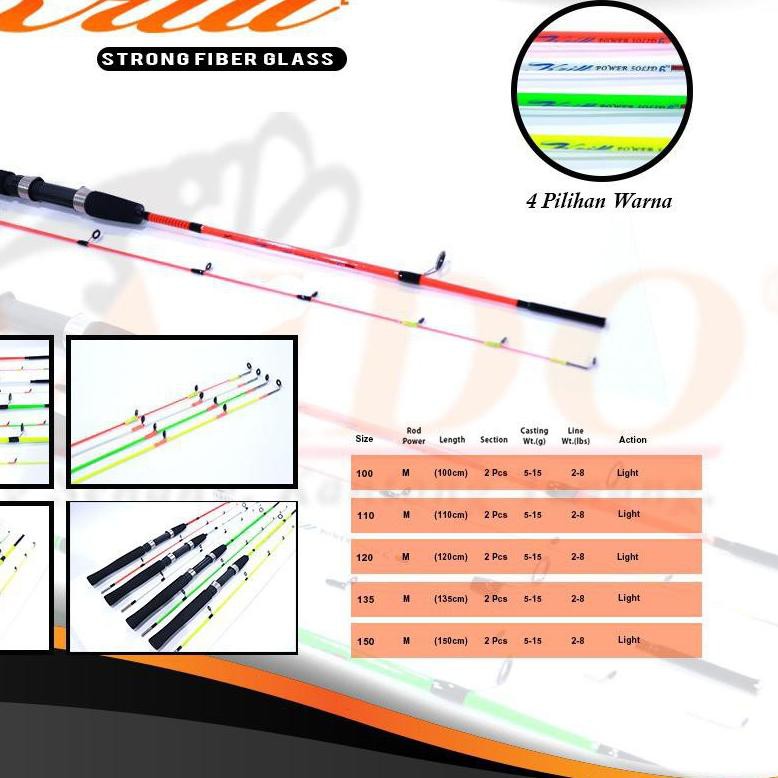 ⅍ JORAN PANCING DAIDO KRILL LIGHT FIBER SOLID 100CM 110CM 120CM 135CM 150CM JORAN MURAH ◄