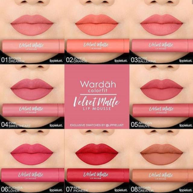 Wardah Colorfit Velvet Matte Lip Mousse 4g