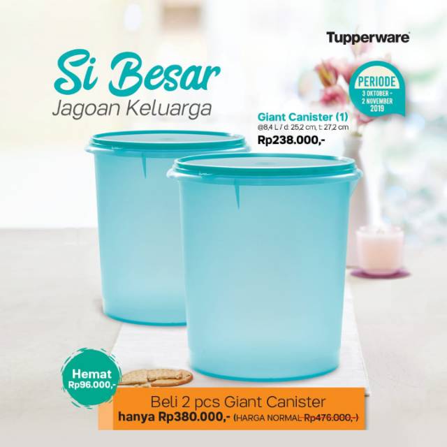 Giant Canister/Promo/Tupperware