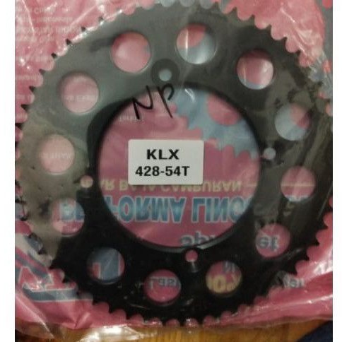 gir / gear belakang KLX 150 428*54 VZM