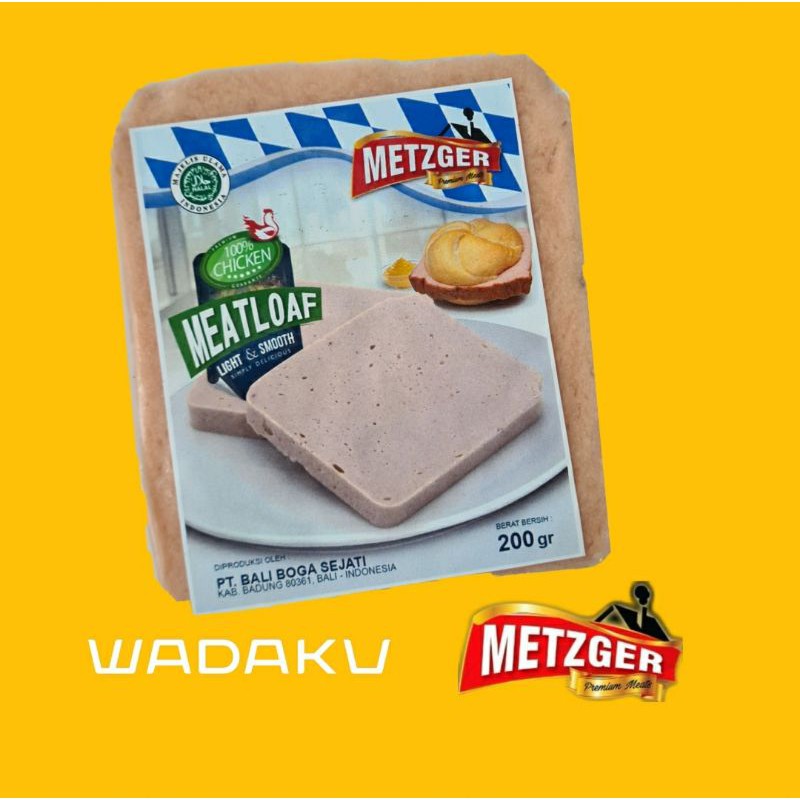 

LUNCHEON AYAM METZGER MEATLOAF CHICKEN HALAL 200G