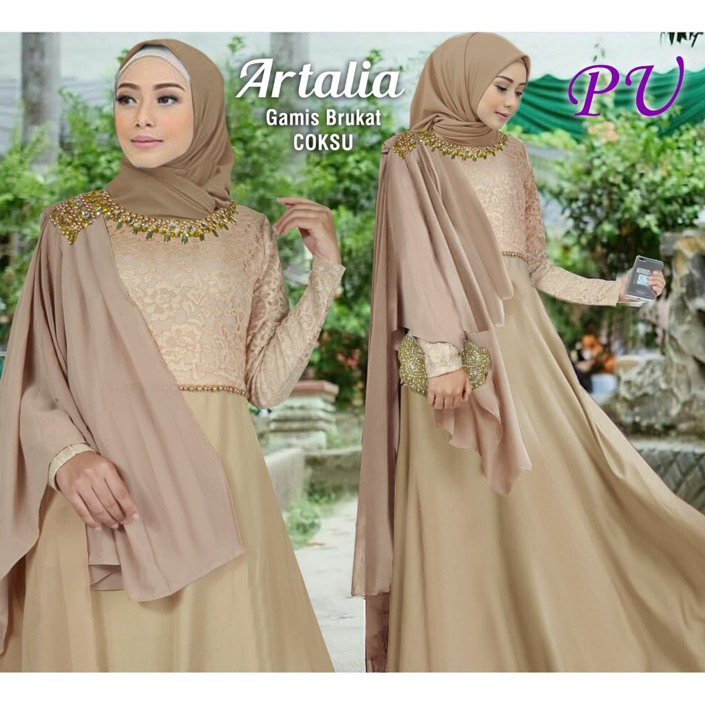 GAMIS PESTA ARTALIA / GAMIS PESTA MUSLIMAH