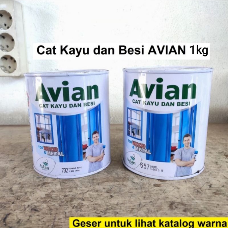 Cat Besi Cat Kayu Cat Minyak Cat Bebek Avian 1kg