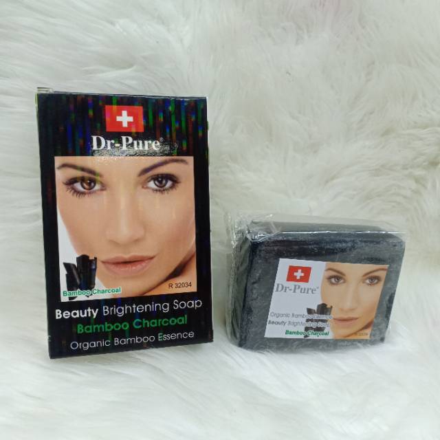 Sabun dr pure bamboo charcoal / hitam