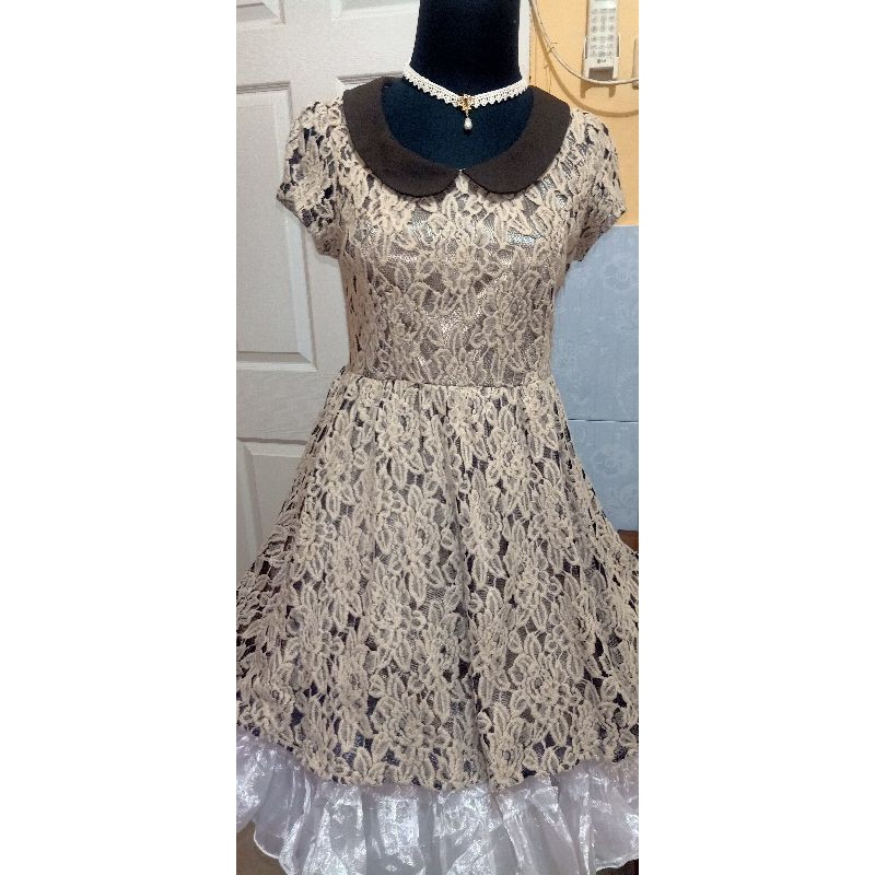 Dazzlin brukat Dress