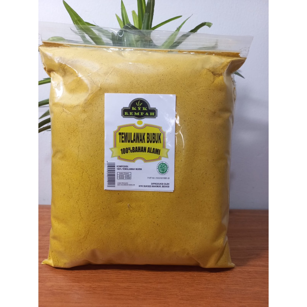 

TEMULAWAK BUBUK [500 GRAM] GRADE A