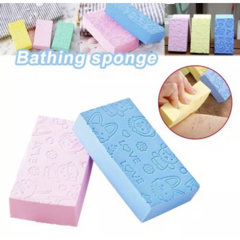 Spons Mandi Bayi Anak Dewasa Spon Penghilang Daki Tubuh Spons Mandi Busa Lembut Sponge Badan