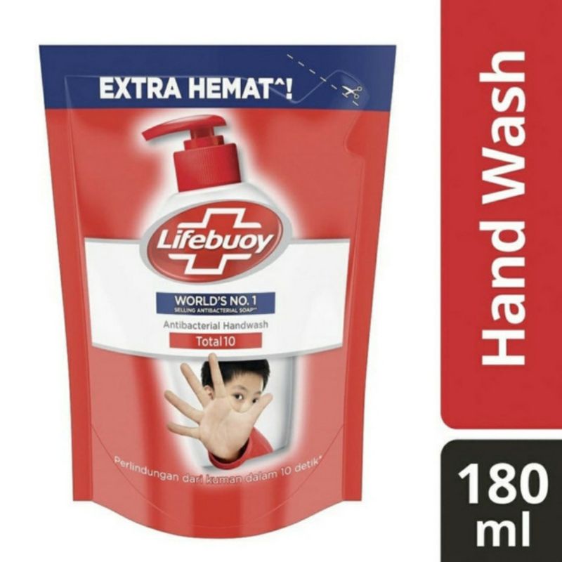 Lifebuoy Hand Wash Botol Total 10 200Ml Dan 180Ml Dan 220 ml