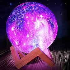 Moon Lamp 15 CM 16 Color / Lampu Bulan 15 CM 16 Warna