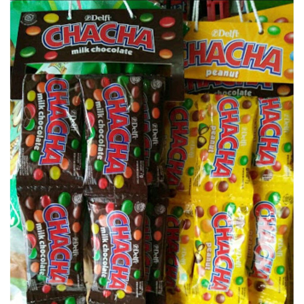 

Cha cha Renceng 10 x 7 Gram Kemasan Praktis dan Ekonomis Chacha Coklat Kacang terakhir