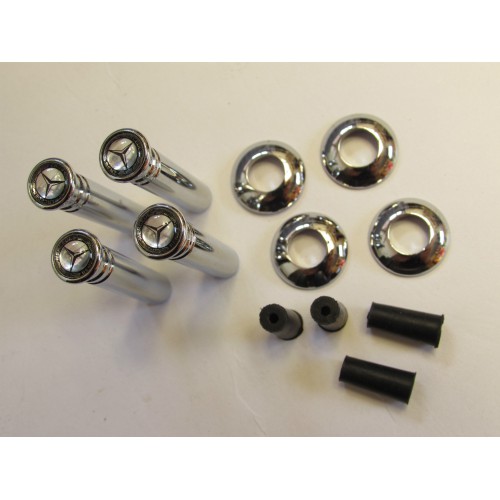 Mercedes Door Lock Pin Full Set LOGO Mercedes Dark Blue