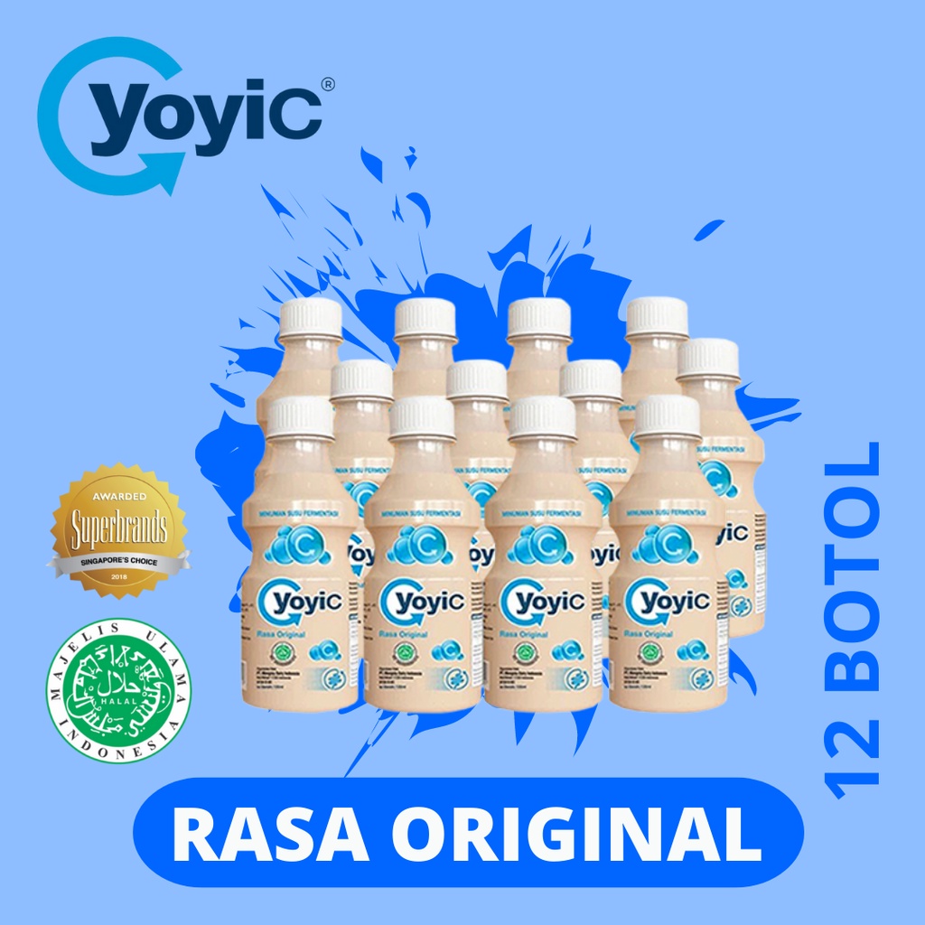 

12 Botol YoyiC Susu Fermentasi Rasa Original