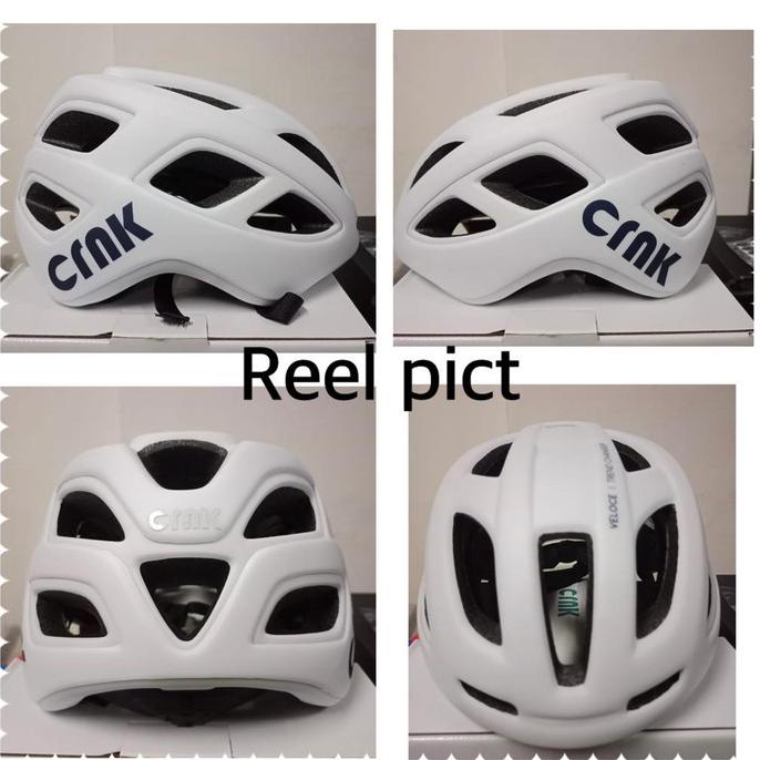 Helm Sepeda CRNK HELMER HELMET - WHITE selalu ready