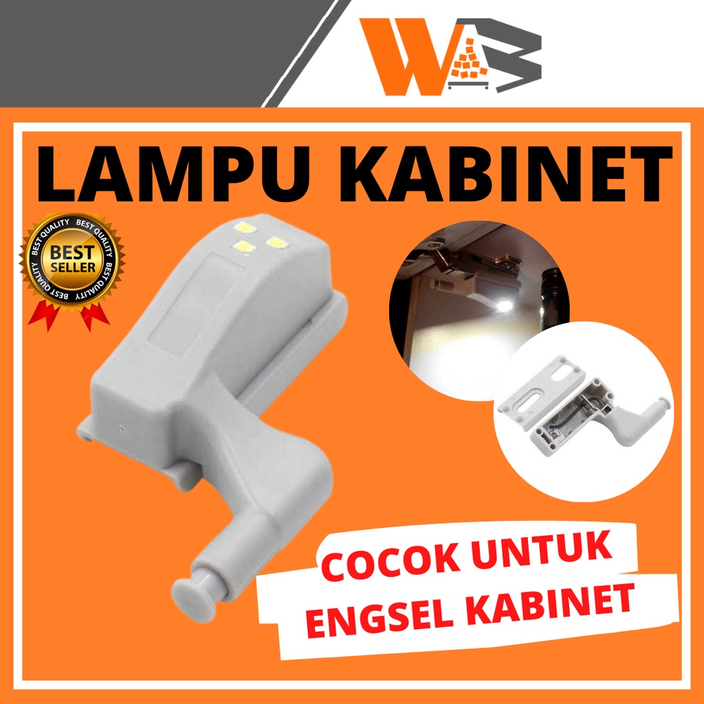 COD Lampu LED Hinge Kabinet Lampu Laci Led Otomatis Mati Nyala ( Free Baterai ) / Lampu Kabinet Portable Multifungsi Lampu LED Engsel Pintu Lemari Pakaian Laci / Lamp Deadlock Gesper Kabinet / Hinge Light Otomatis Nyala LED Switch Penerangan