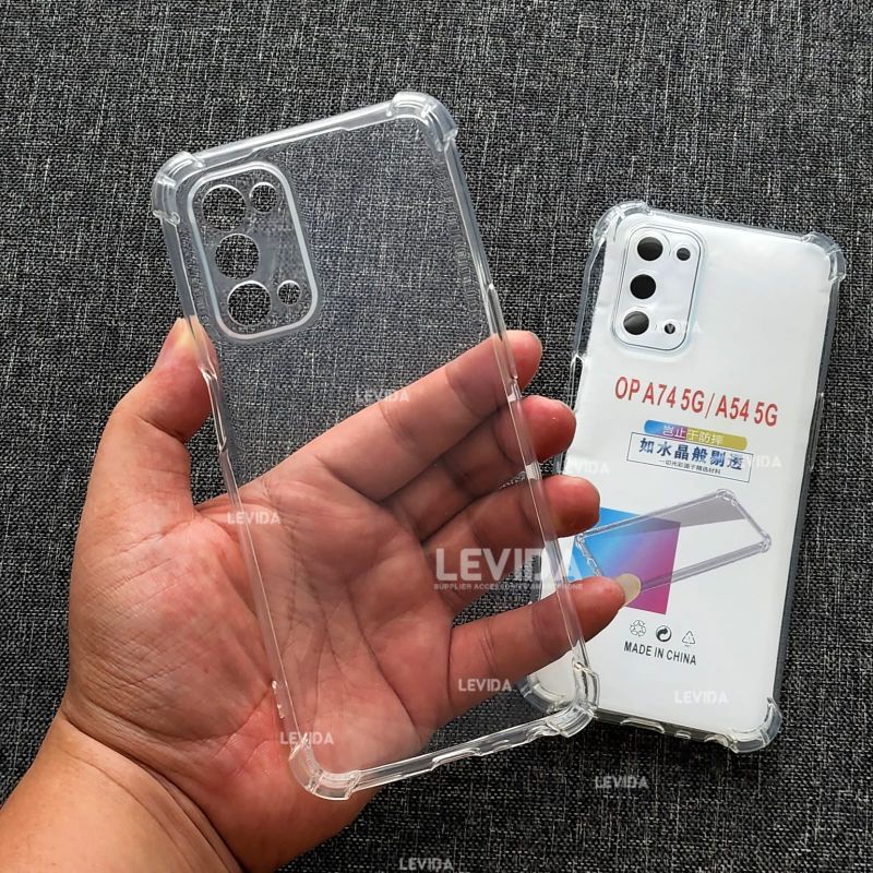 Oppo A74 4G Oppo A74 5G Oppo A95 4G SoftCase Airbag Anticrack Tebal Protection Kamera Oppo A74 4G Op