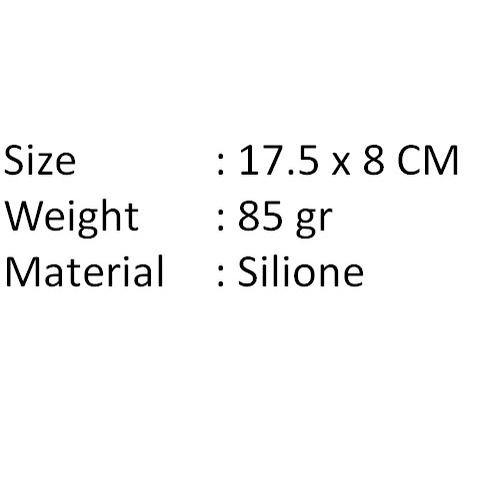 Scraper Silikon Scrapper Silicone Pemotong Adonan Kue Cake Pastel