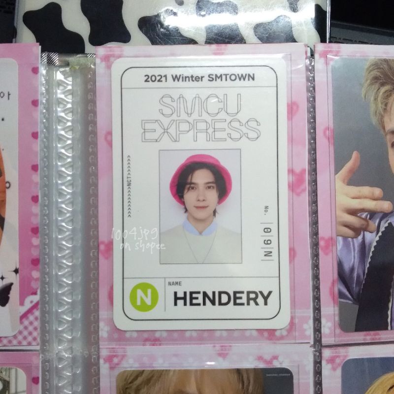 passcard hendery nct smcu express pass card photo pc wayv winwin jaemin jisung jeno daytime winter 2