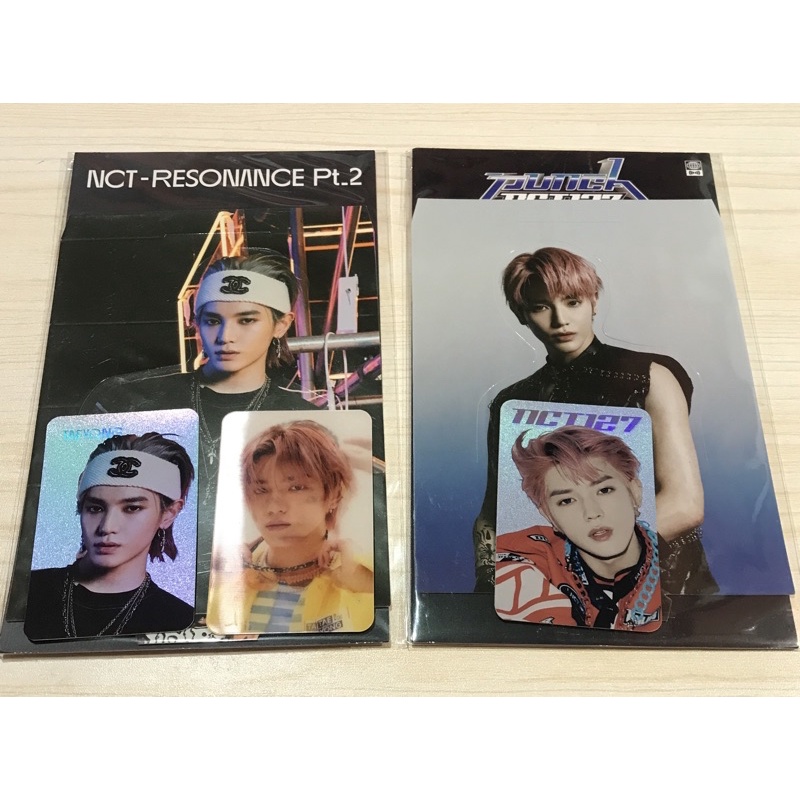 [FULLSET] TAEYONG Hologram Standee Resonance Pt. 2 &amp; Punch NCT 127 2020 Reso The Final Round Holo Lenticular Lenti PC Photocard Official MD TFR
