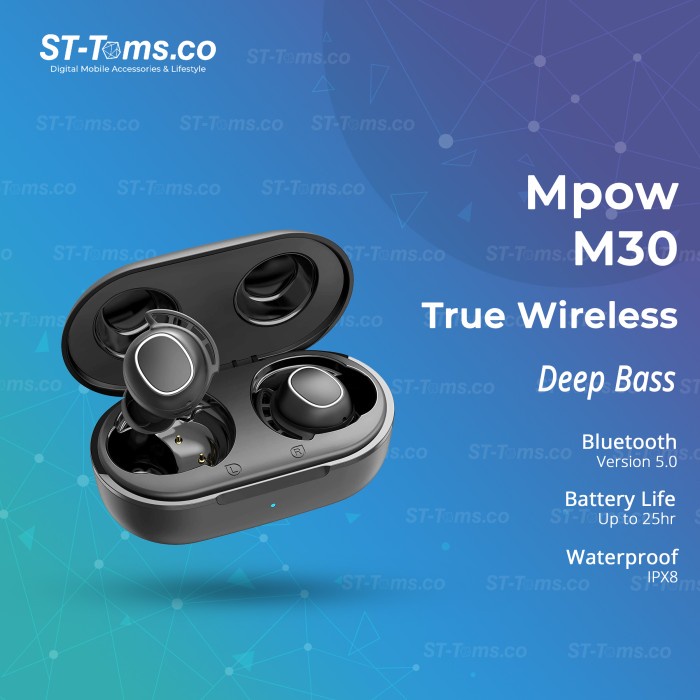 MPOW M30 / M 30 TWS TRUE WIRELESS EARBUDS BLUETOOTH