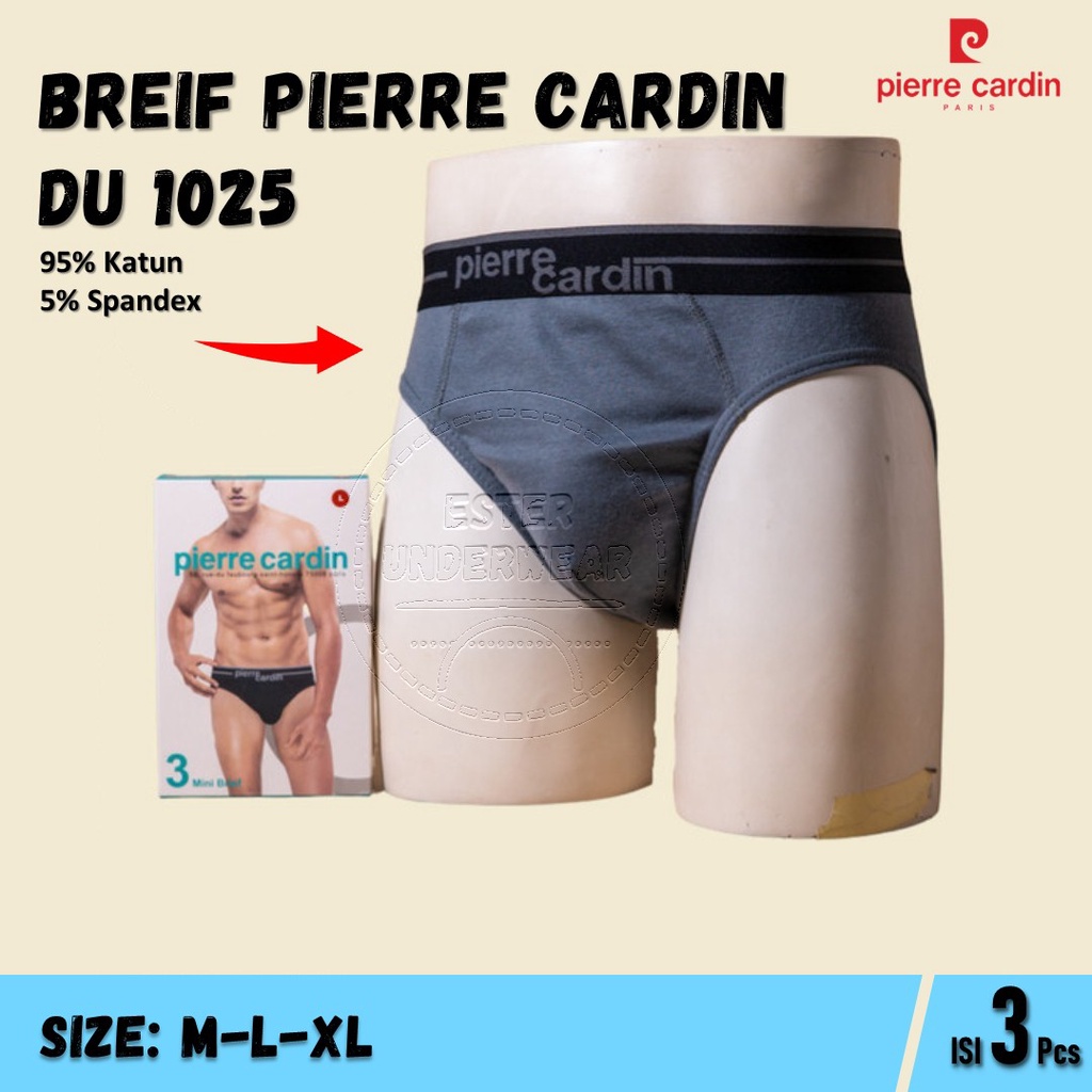 Celana Dalam Pria PIERRE CARDIN PC 1025 ISI-3 PCS bahan Katun