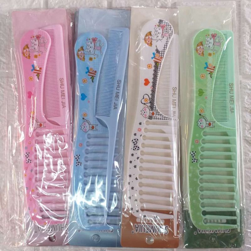 10 pcs SISIR RAMBUT TEBAL IMPORT MOTIF