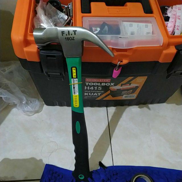 Palu Kambing Magnet Gagang Fiber Merk Macaw 16 Oz