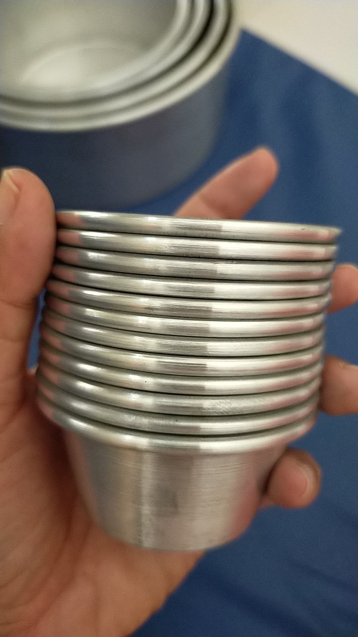 1 Lusin Cetakan Kue Muffin / Pie Polos 6cm