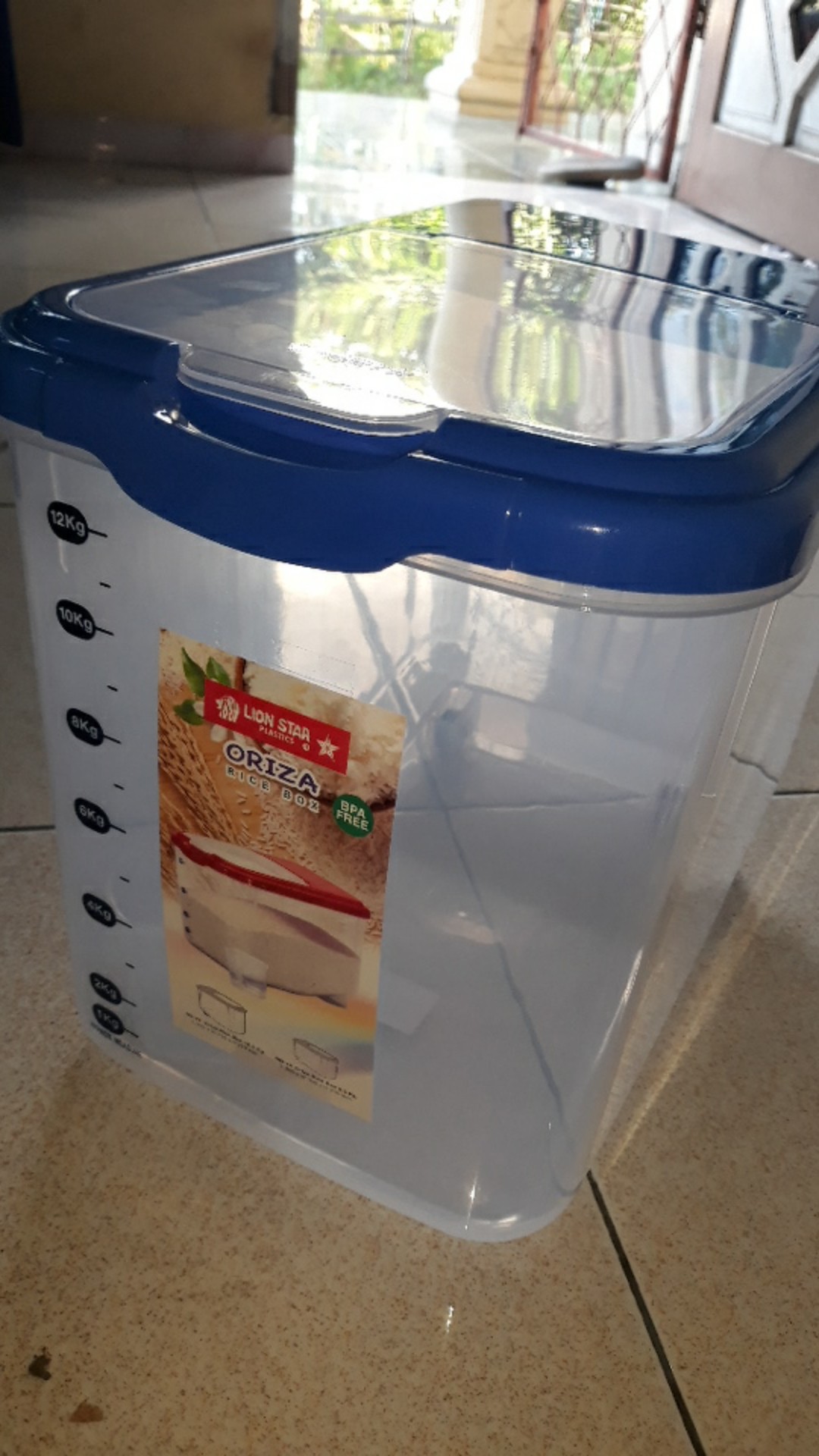 Rice Box 12,5 Kg Lion Star Tempat Beras Rb-17 Oriza