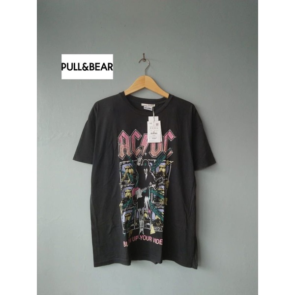 PULL&BEAR SALE TSHIRT ACDC NEW WITH TAG