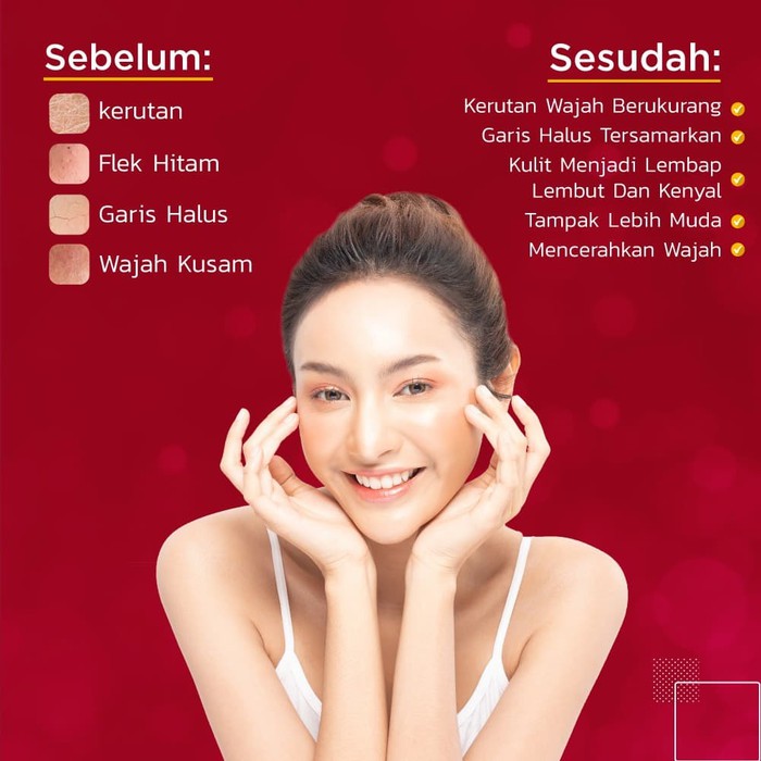 ERHA Day Cream Pelembab Wajah Pagi - Age Corrector Peptides &amp; Hyaluronate - Anti Aging