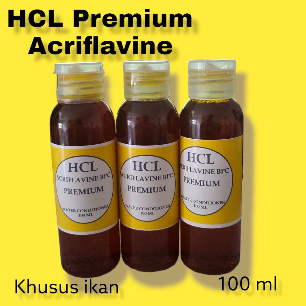 ACRIFLAVINE HCL BPC 100ml Obat Kuning obat ikan luka jamur whitespot