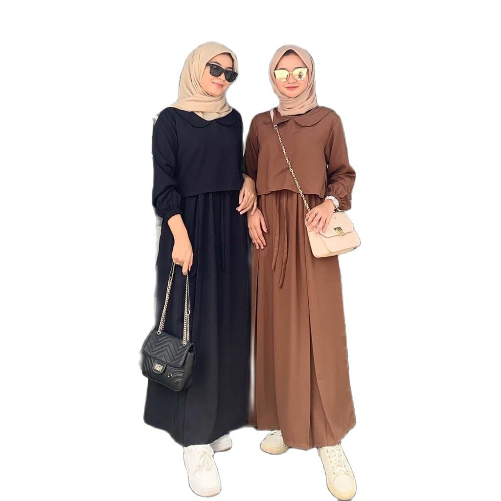 ZASKIYA - Niami Dress Remaja / Gamis Zayyra Fashion Muslim Wanita