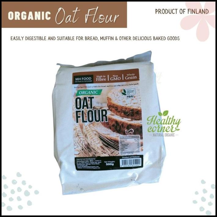 

Organic Oat Flour 500 G Mh Food Tepung Oats Organik