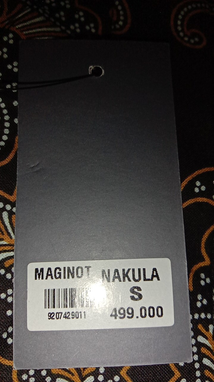 Maginot Kemeja Batik Pria Nakula-ls Lengan Panjang