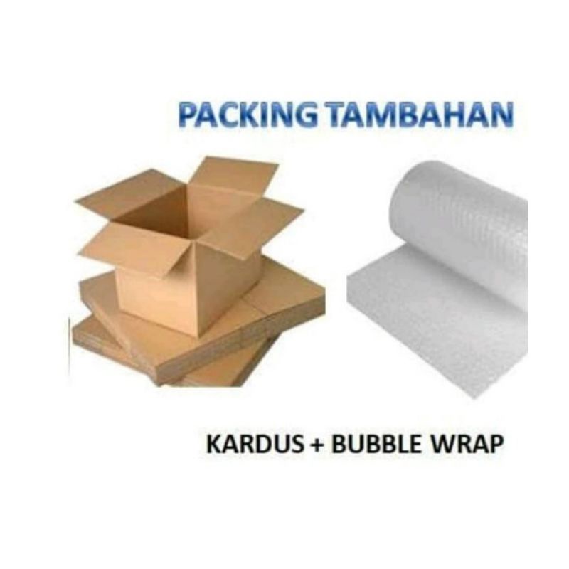 

PACKING TAMBAHAN KARDUS + BUBLE WRAP