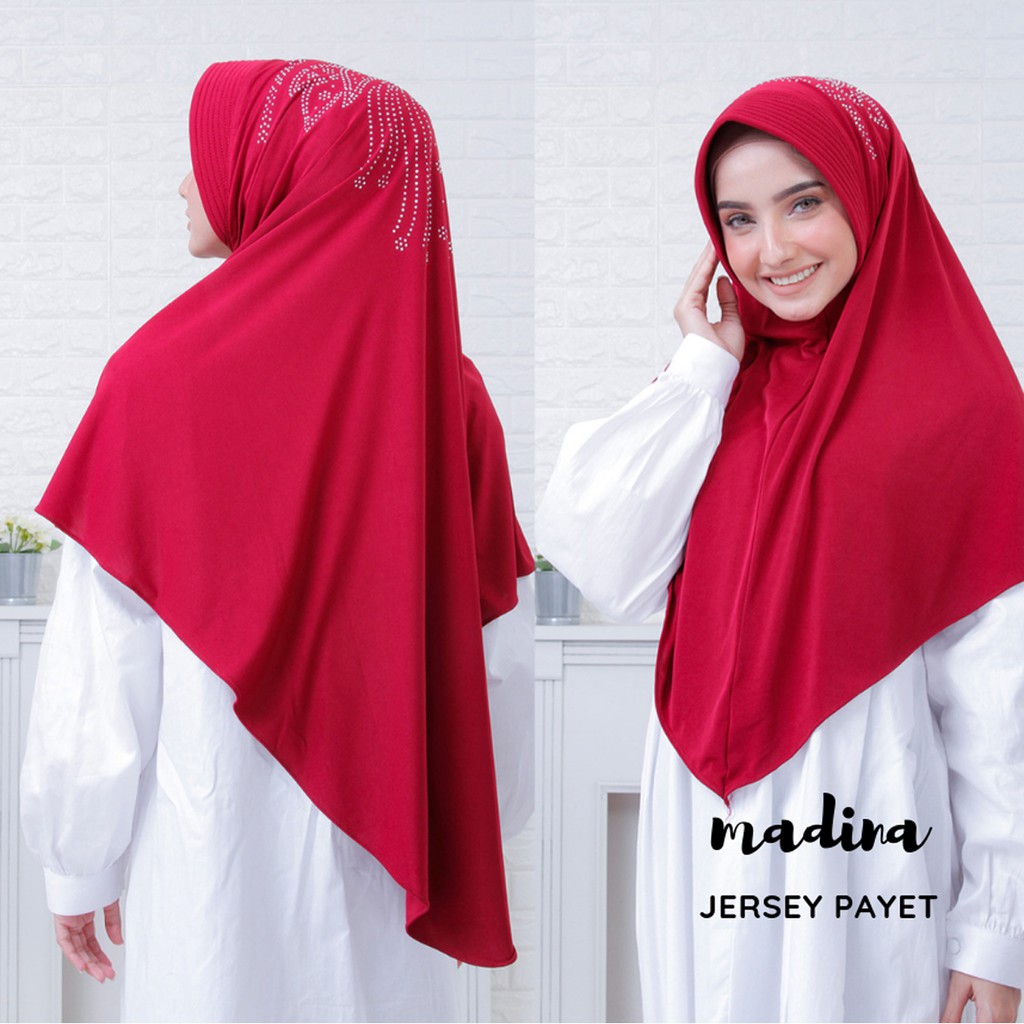 JILBAB INSTAN JUMBO MADINA / HIJAB SYARI KEKINIAN TERBARU / HIJAB INSTANT SYARI MURAH / KERUDUNG INSTAN LANGSUNG PAKAI