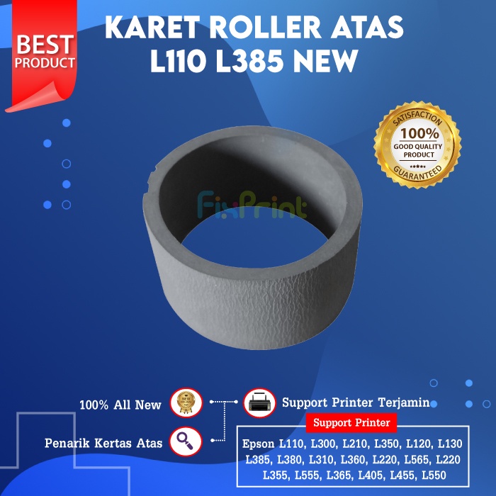 Karet ASF Roller Penarik Kertas Epson L110 L120 L121 L210 L220 L300 L350 L360 Printer L550 L555 L565