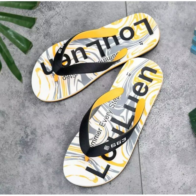 sandal jepit pria LouLuen