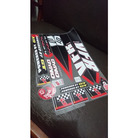 stiker decal bmx os dyno fvr frame oval