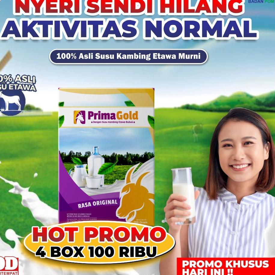 

[PROMO 9F046] Susu Kambing Etawa 100% PRIMA GOLD Murah Banget