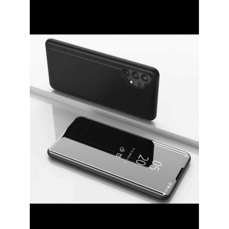 Samsung A32 A52 A72 New Flip Cover Standing Mirror Flip Case Buka Tutup Silikon