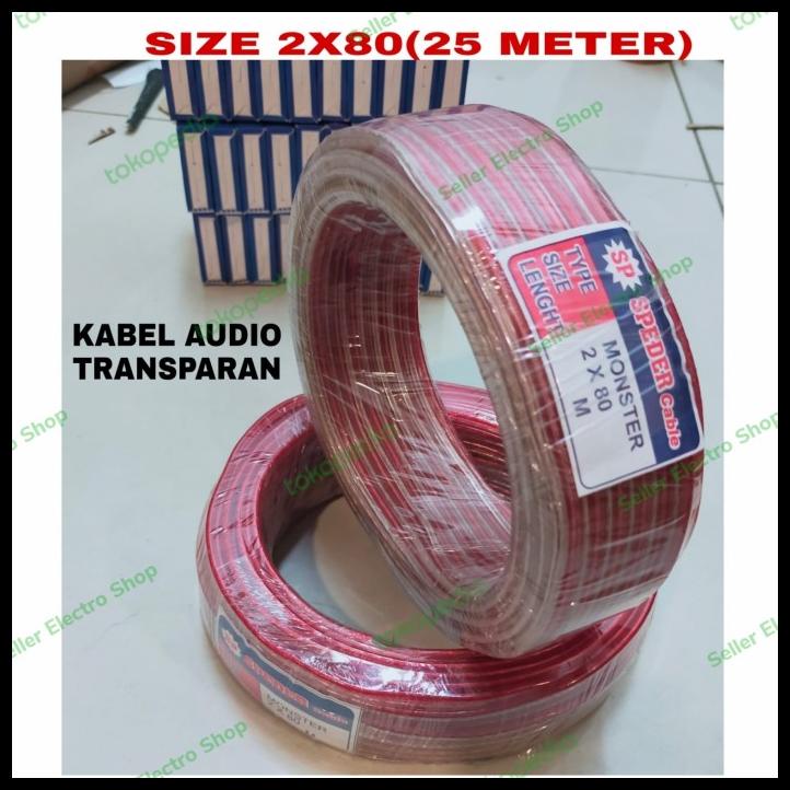 Kabel Speaker Isi 2 Ukuran 2X80