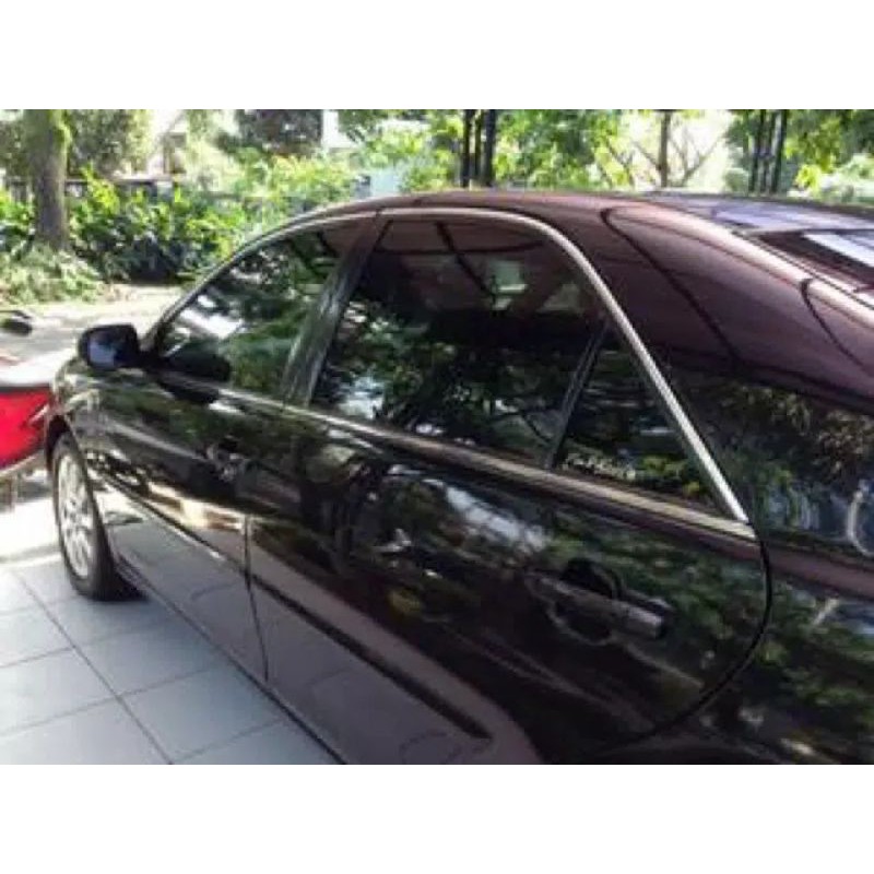 lis body moulding list bodi chrome crome mobil 20mm/25mm/30mm milimeter 15 meter