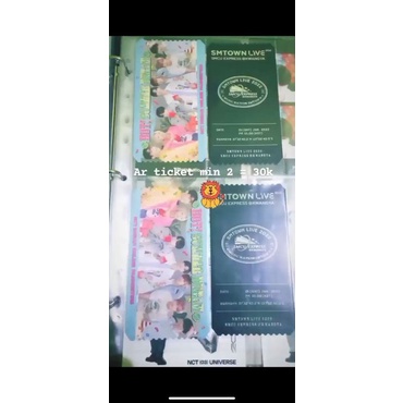 AR Ticket NCT Dream Hot sauce, SMtown Live 2022