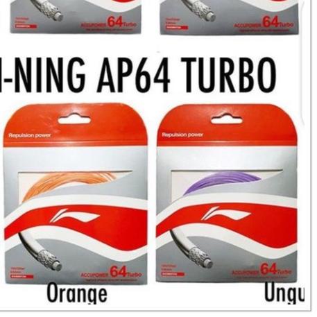 ➺ Senar Raket badminton LINING LI-NING AP64 TURBO ORIGINAL ☂