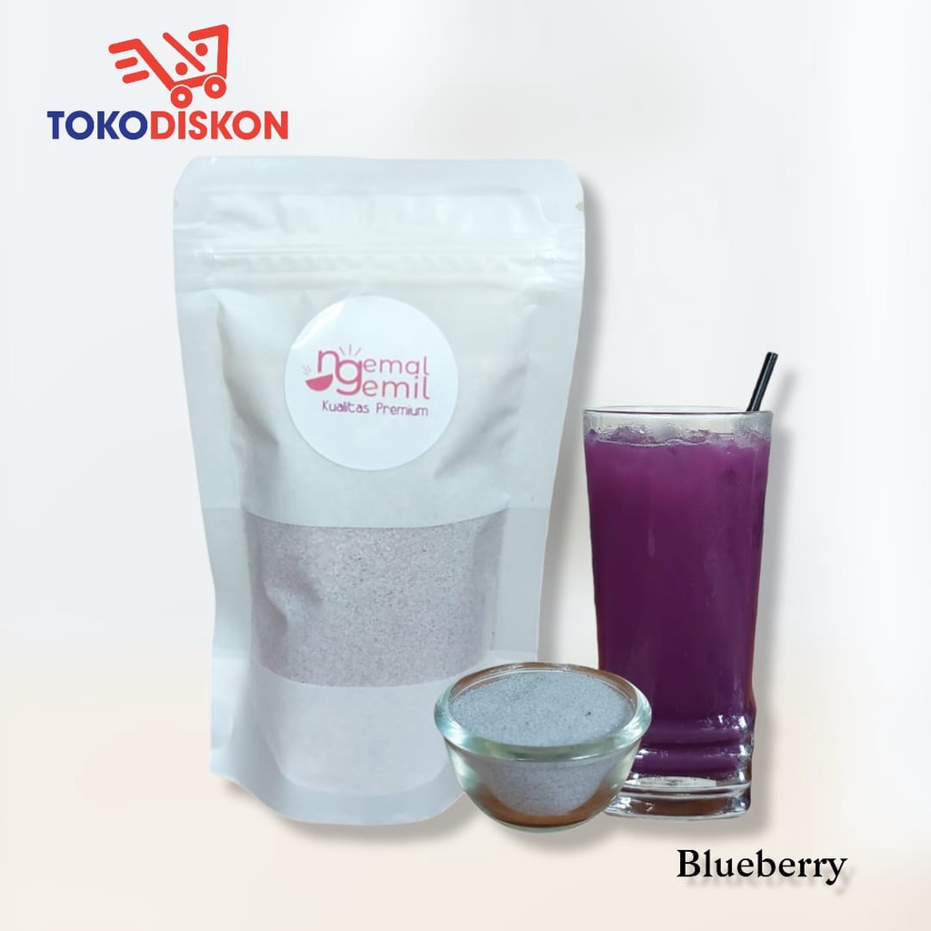 

Minuman Bubuk Rasa Blueberry // Premium