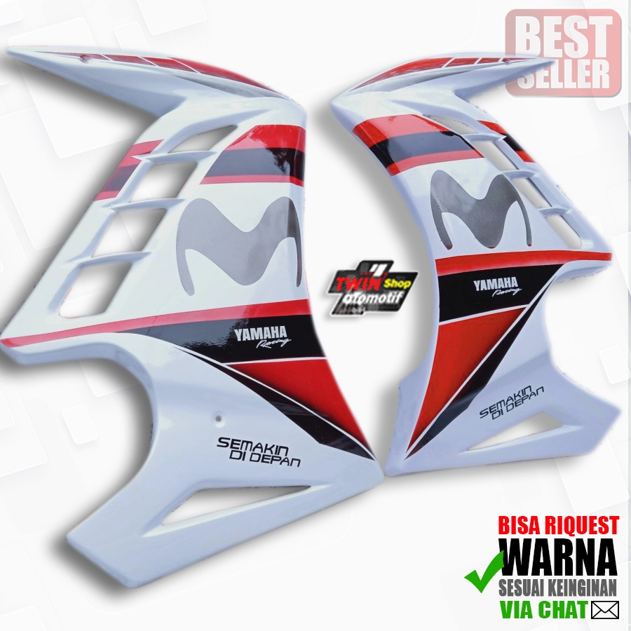 FAIRING VIXION NEW NVA NVL FAIRING YAMAHA VIXION NEW PUTIH MERAH