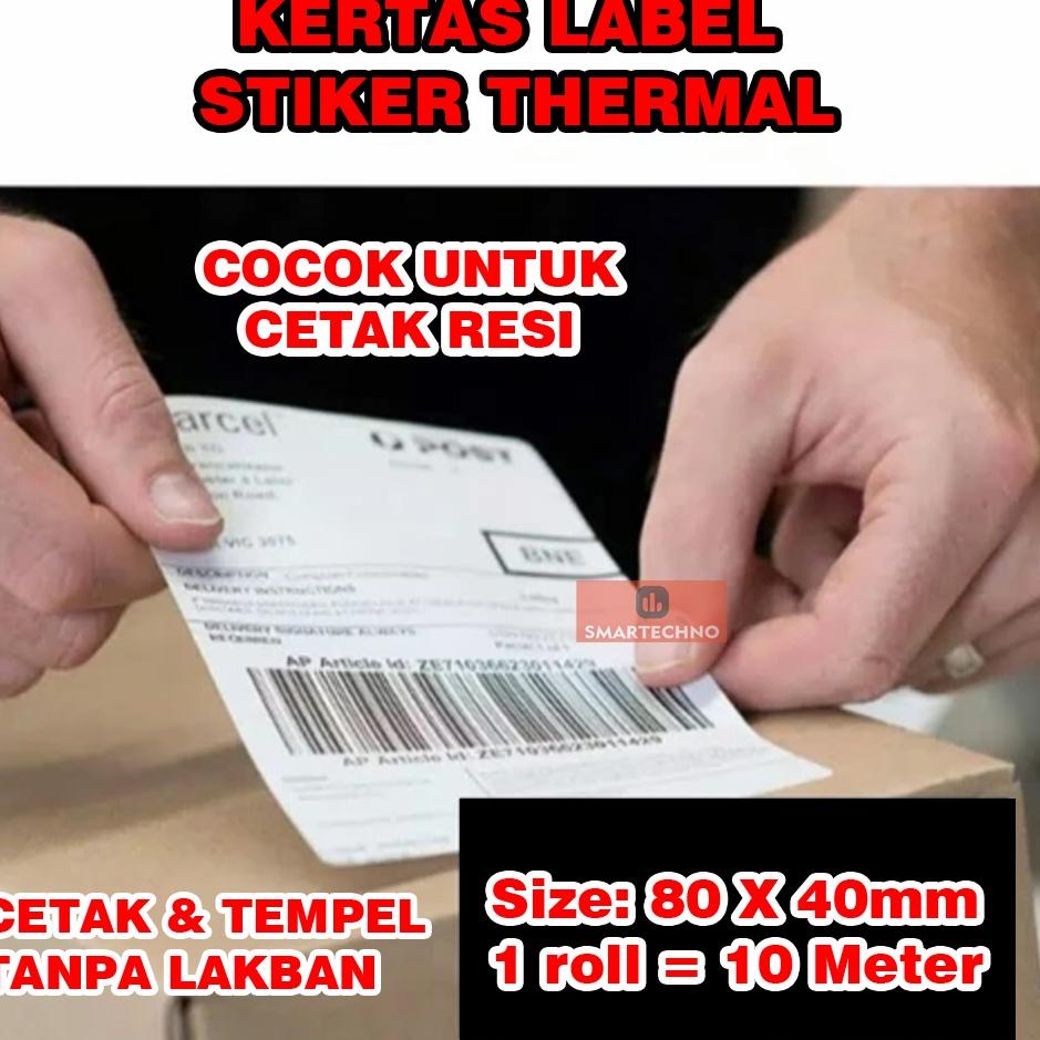 

trxL1x1W--Kertas Label Stiker Thermal 80x50MM / Label resi / label barcode