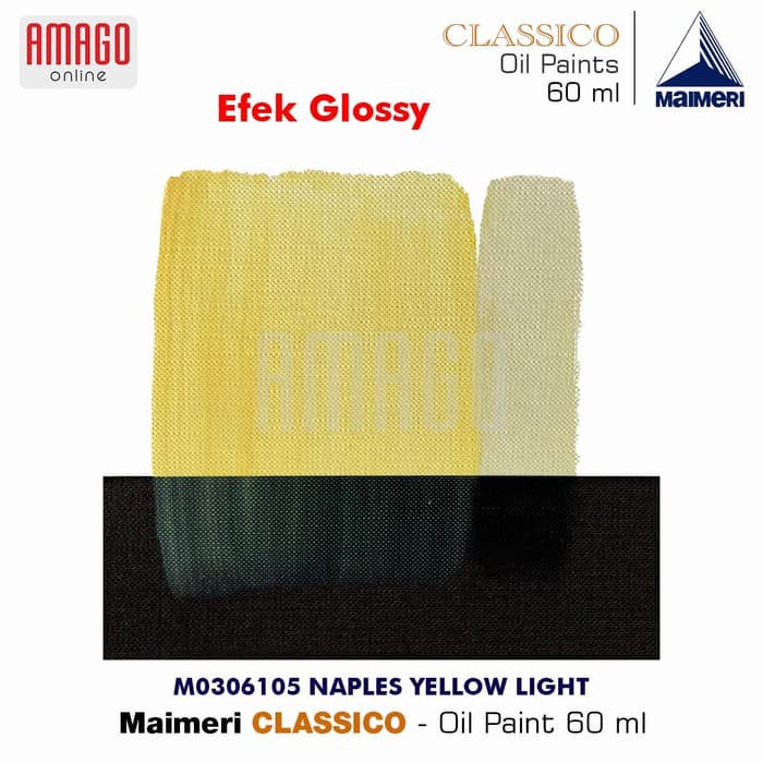 MAIMERI CLASSICO - OIL PAINT - NAPLES YELLOW LIGHT - 60ML - M0306105