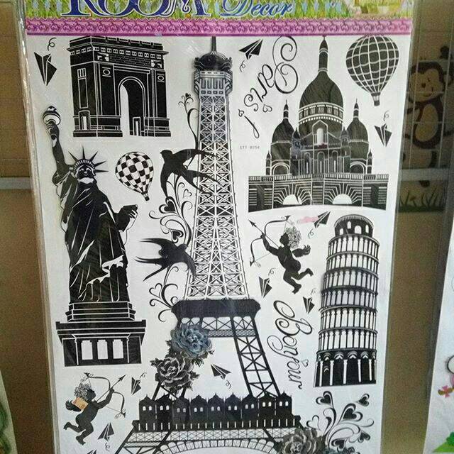 

Stiker paris 3dimensi